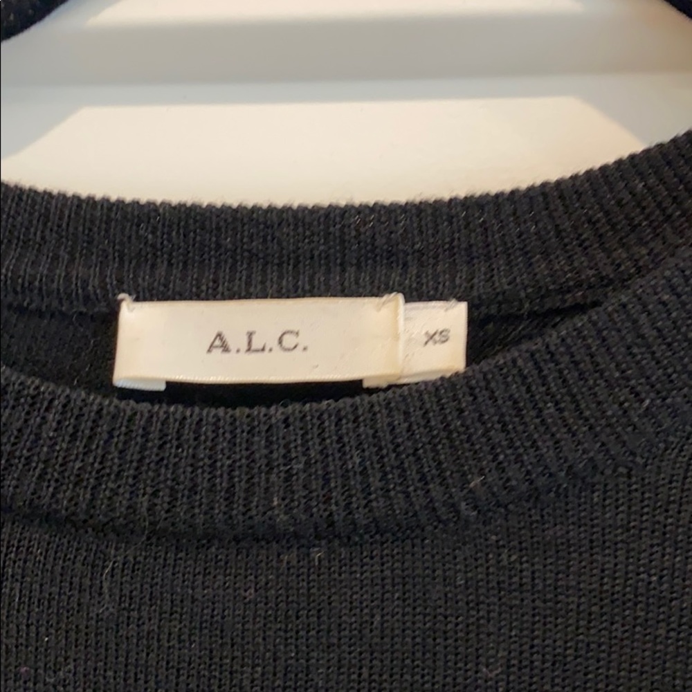 A.L.C Color Block Sweater With Open Back - image 2